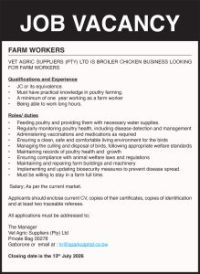VET AGRIC SUPPLIERS (PTY) LTD
