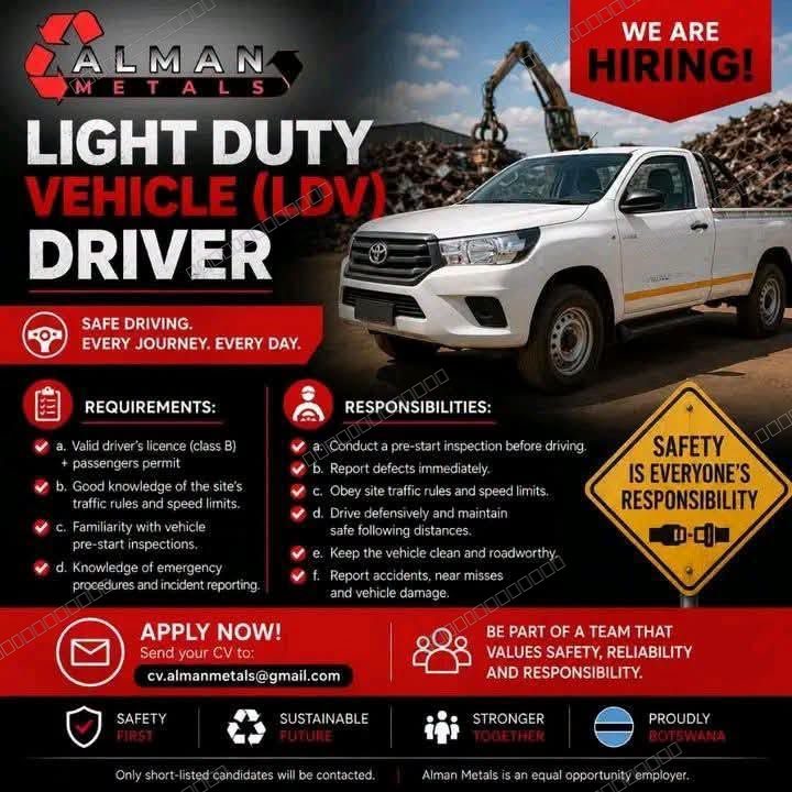 Original job advert — Jobs Botswana