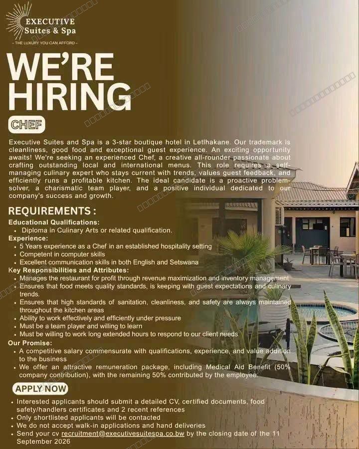 Original job advert — Jobs Botswana