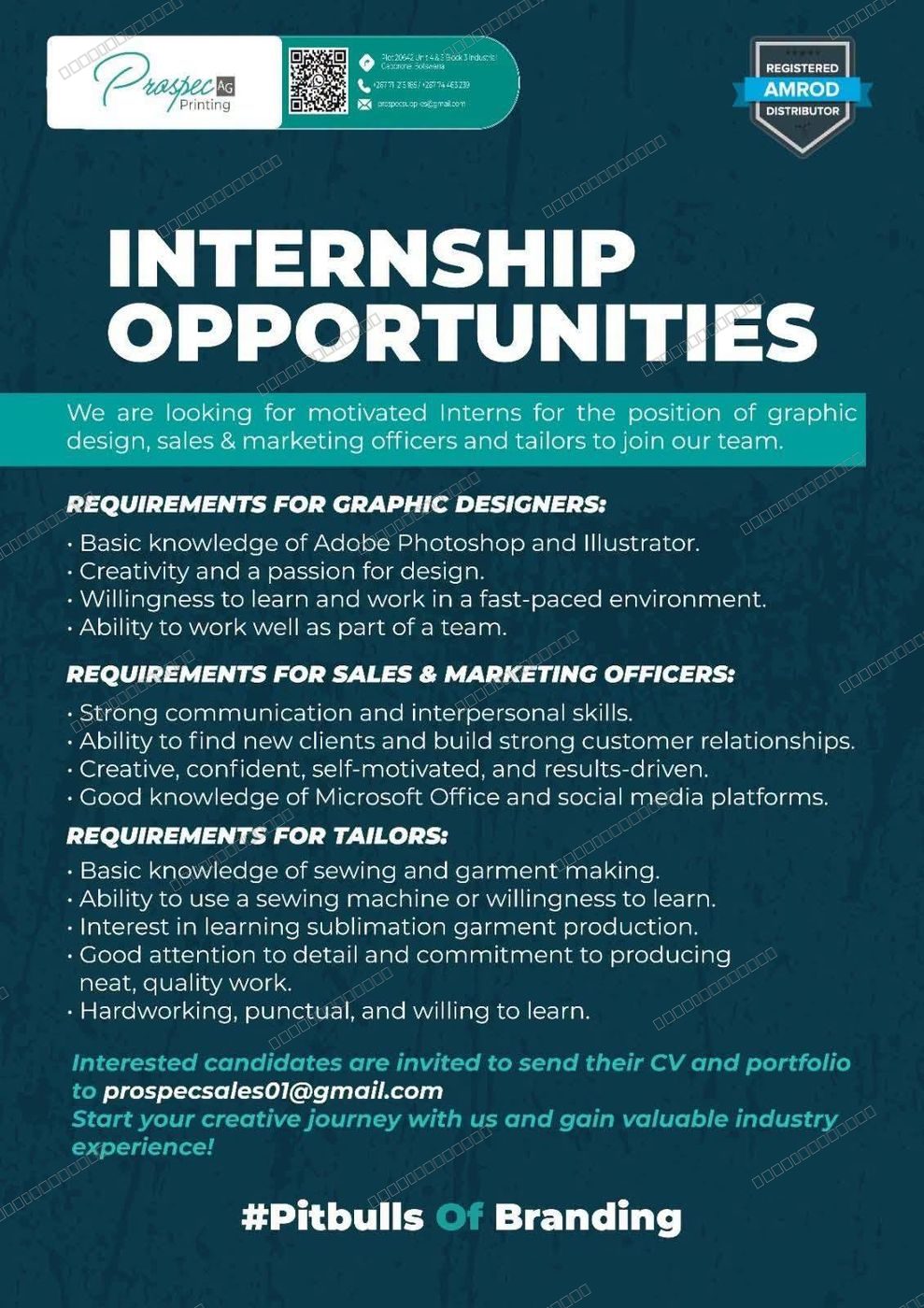 Original job advert — Jobs Botswana